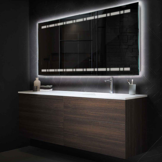 Oglinda LED Orizontala, Fara functii, LED 4000K Neutru - Gama Minimal Model 3