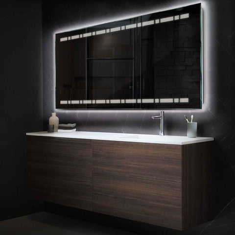 Oglinda LED Orizontala, Fara functii, LED 4000K Neutru - Gama Minimal Model 3
