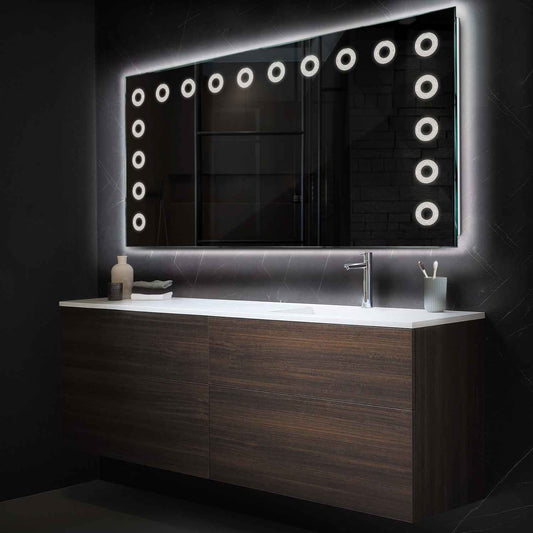 Oglinda LED Orizontala, Fara functii, LED 4000K Neutru - Gama Minimal Model 4