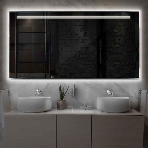 Oglinda LED Orizontala, Fara functii, LED 4000K Neutru - Gama Minimal Model 5