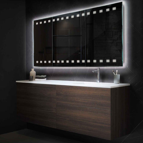 Oglinda LED Orizontala, Fara functii, LED 4000K Neutru - Gama Minimal Model 6