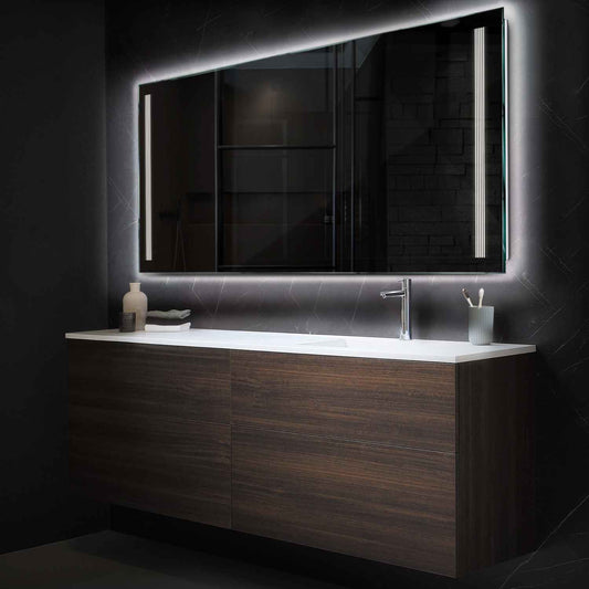 Oglinda LED Orizontala, Fara functii, LED 4000K Neutru - Gama Minimal Model 7
