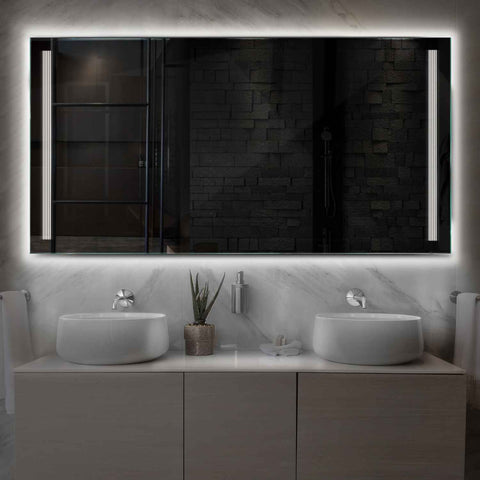 Oglinda LED Orizontala, Fara functii, LED 4000K Neutru - Gama Minimal Model 7
