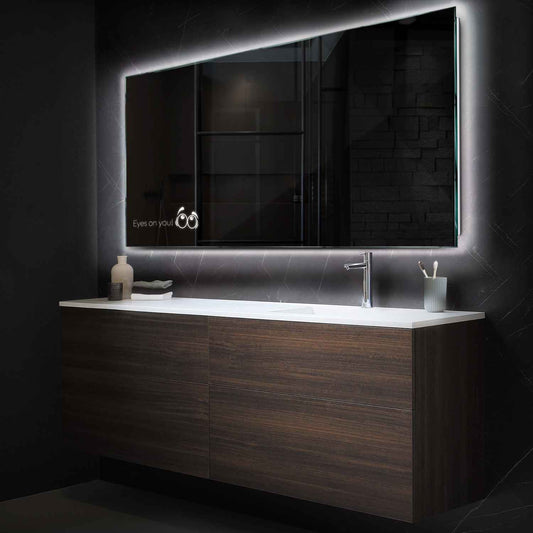 Oglinda LED Orizontala, Fara functii, LED 4000K Neutru - Gama Motivated Model 8