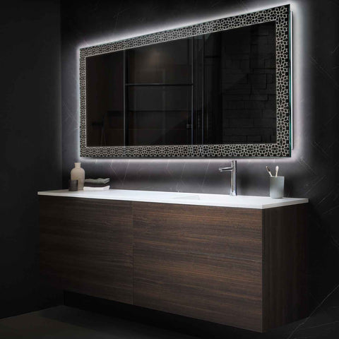 Oglinda LED Orizontala, Fara functii, LED 4000K Neutru - Gama Official Model 1
