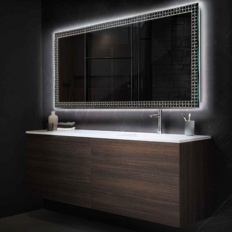 Oglinda LED Orizontala, Fara functii, LED 4000K Neutru - Gama Official Model 4