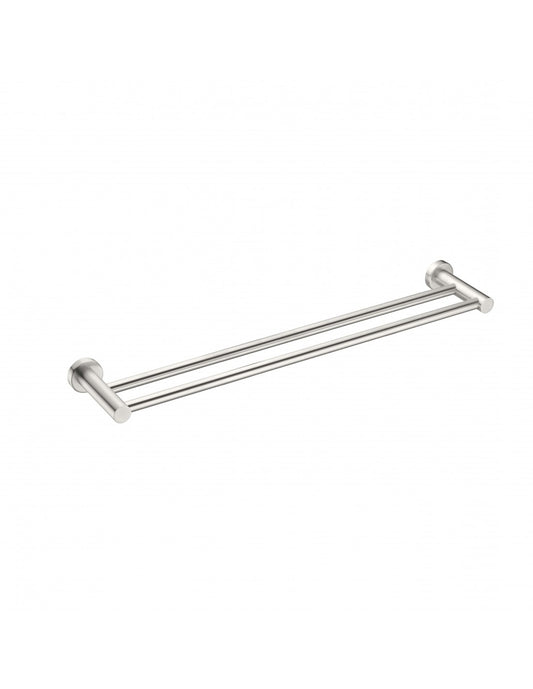 Suport pentru prosop cu doua sine 600mm lungime SPARKE model MUSA 14 BRUSHED NICKEL