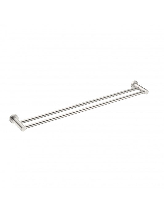 Suport pentru prosop cu doua sine 800mm lungime SPARKE model MUSA 16 BRUSHED NICKEL