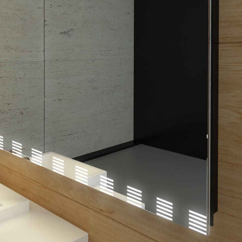 Oglinda LED Orizontala, Fara functii, LED 3000K Cald - Gama Edge Model 6