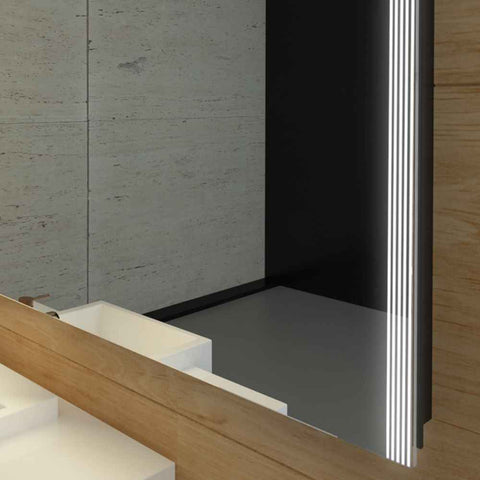 Oglinda LED Orizontala, Fara functii, LED 3000K Cald - Gama Edge Model 7