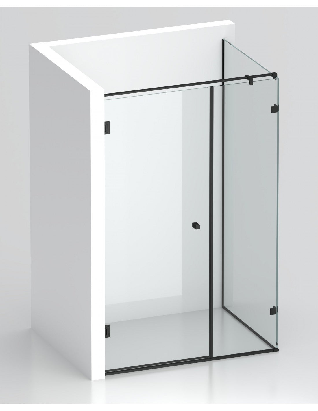 Cabina de dus cu balamale usi batante SPARKE model SENSY 10 CHROME