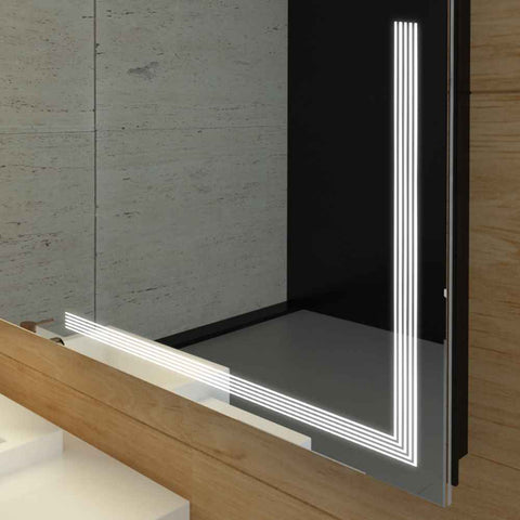 Oglinda LED Orizontala, Fara functii, LED 4000K Neutru - Gama Minimal Model 2