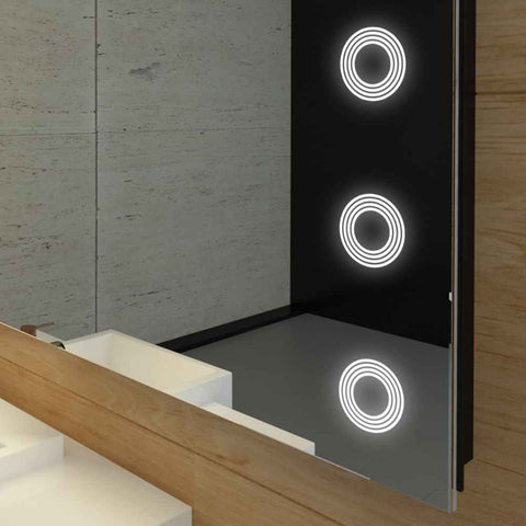 Oglinda LED Orizontala, Fara functii, LED 4000K Neutru - Gama Minimal Model 4