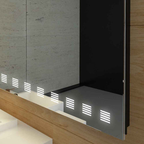 Oglinda LED Orizontala, Fara functii, LED 6000K Rece - Gama Minimal Model 6