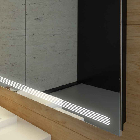 Oglinda LED Orizontala, Fara functii, LED 4000K Neutru - Gama Minimal Model 8