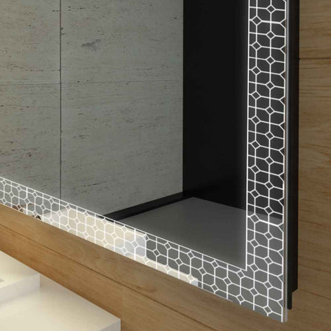 Oglinda LED Orizontala, Fara functii, LED 4000K Neutru - Gama Official Model 2
