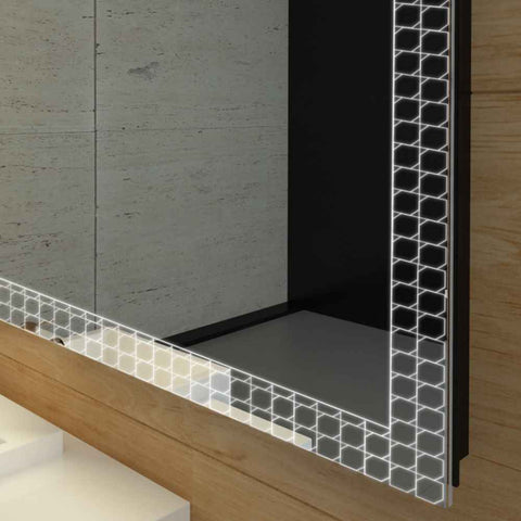 Oglinda LED Orizontala, Fara functii, LED 3000K Cald - Gama Official Model 3
